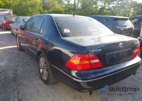 2001 Lexus Ls 430 from USA, damaged, VIN JTHBN30FX10048797